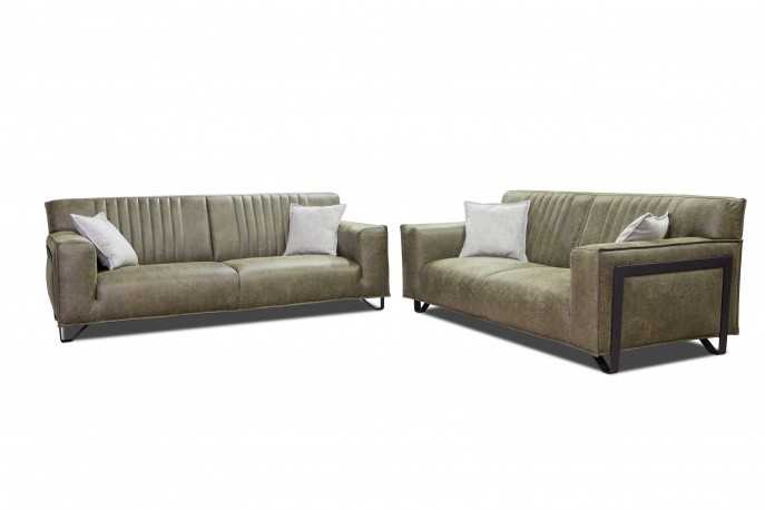 MENNA - STILREN SOFFA I KONSTLÄDER