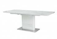 SKURU - 160-210CM VITT MARMORBORD