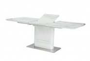 SKURU - 160-210CM VITT MARMORBORD