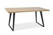 FALCA - 150CM MATBORD SVART/NATURLIG EK