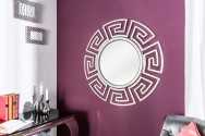 COLINA - 85CM RUND SPEGEL I SILVER