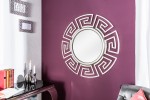 COLINA - 85CM RUND SPEGEL I SILVER