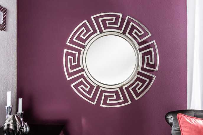 COLINA - 85CM RUND SPEGEL I SILVER