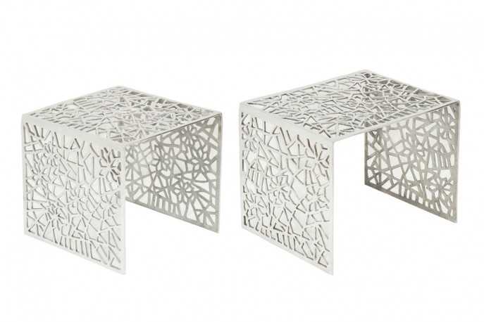 MODERNISTA - 2 SET SOFFBORD I SILVER