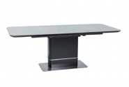 RINKA - 160CM MATTSVART MATBORD I MARMOR