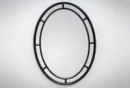 MIND - 91x120CM OVAL SPEGEL I MATTSVART