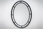 MIND - 91x120CM OVAL SPEGEL I MATTSVART