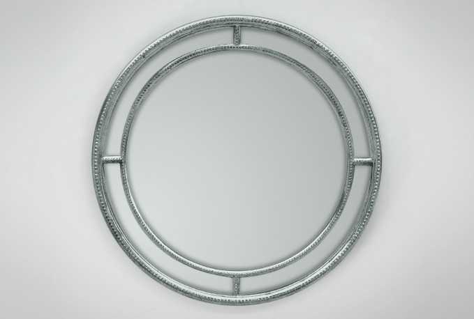 MIND - 90X90CM RUND SPEGEL I SILVER