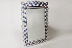 TINTO - 75x116CM SILVERSPEGEL M. DEKORATIVA GLASSTENAR