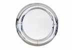 LEMONI - 80X80CM RUND SILVERSPEGEL