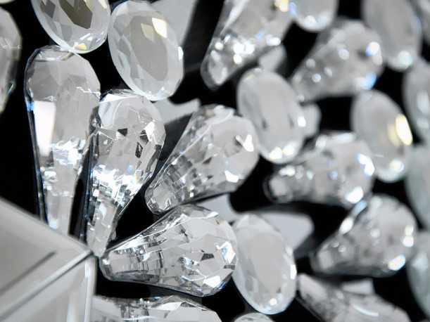 MYHRE - 80x120CM SPEGEL M. KRISTALLRAM