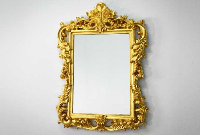 MANJA - 79X110CM DEKORATIV GULDSPEGEL