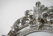 MANJA - 75X120CM OVAL DEKORATIV SILVERSPEGEL