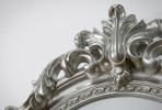 MANJA - 75X120CM OVAL DEKORATIV SILVERSPEGEL