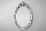 MANJA - 75X120CM OVAL DEKORATIV SILVERSPEGEL