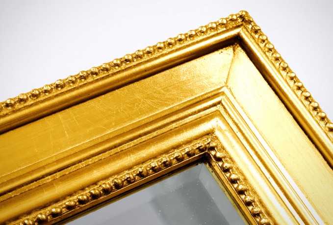 BLENDA - 80X180CM SPEGEL I GULD
