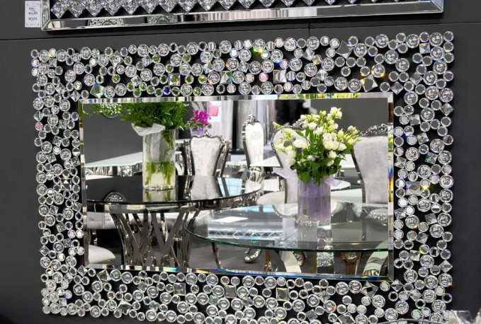 ARANDA - 80X120CM SPEGEL M. KRISTALLSTENAR