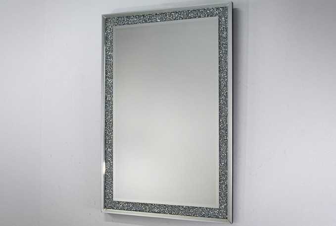 TILDE - 80X120CM SILVERSPEGEL M. KRISTALL RAM