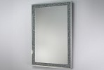 TILDE - 80X120CM SILVERSPEGEL M. KRISTALL RAM
