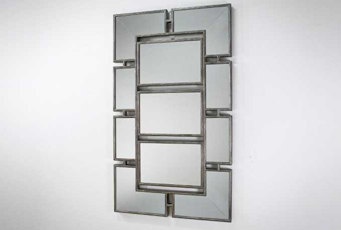 DECORATION MIRROR 90x160cm SILVER