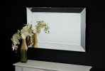 LINDY - 60X90CM SILVER SPEGEL M. SPEGELRAM