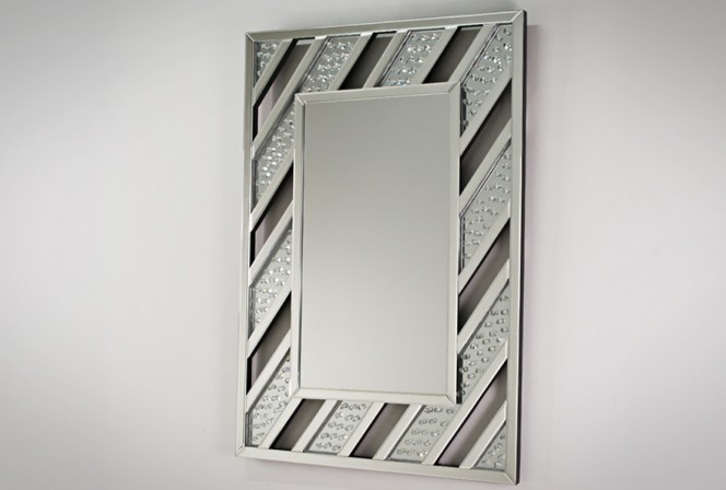 SIGRUN - 80X116CM SPEGEL M. DIAGONAL RAM AV SPEGELGLAS