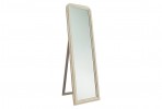 BLENDA - 50X164CM STÅENDE SPEGEL M. RUNDAD KANT I ANTIKGRÅ