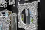 MAKTA - 101X121CM BAROCKINSPIRERAD SPEGEL I SILVER