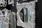 MAKTA - 101X121CM BAROCKINSPIRERAD SPEGEL I SILVER