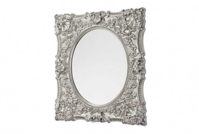 MAKTA - 101X121CM BAROCKINSPIRERAD SPEGEL I SILVER
