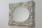 MAKTA - 101X121CM BAROCKINSPIRERAD SPEGEL I SILVER