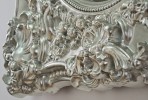 MAKTA - 101X121CM BAROCKINSPIRERAD SPEGEL I SILVER