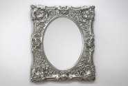 MAKTA - 101X121CM BAROCKINSPIRERAD SPEGEL I SILVER