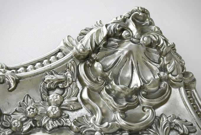 MAKTA - 101X121CM BAROCKINSPIRERAD SPEGEL I SILVER