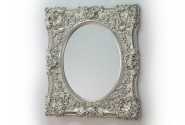 MAKTA - 101X121CM BAROCKINSPIRERAD SPEGEL I SILVER