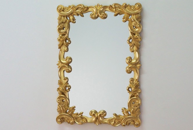 MANJA - 70X100CM DEKORATIV SPEGEL I GULD