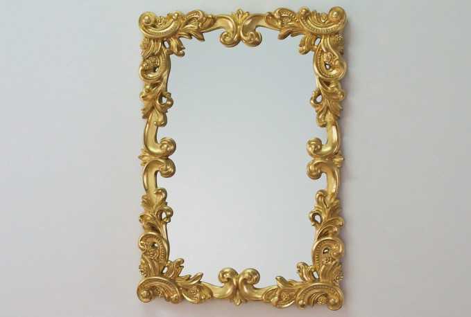 MANJA - 70X100CM DEKORATIV SPEGEL I GULD
