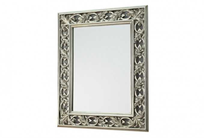 AUGUST - 75X95CM RUSTIK SPEGEL I SILVER