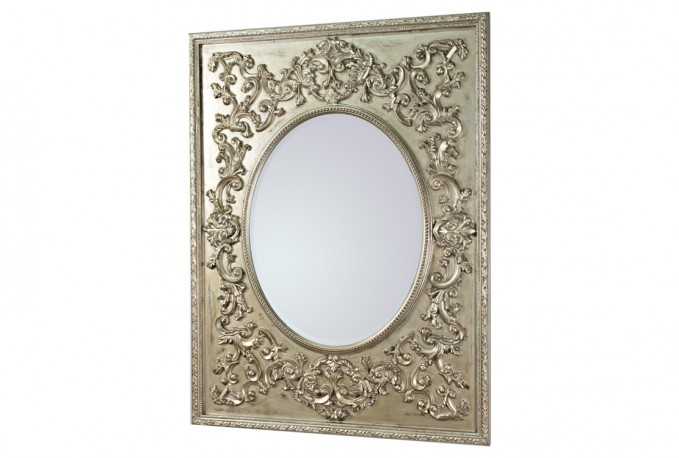 ADRIAN - 90X120CM RUSTIK SILVER SPEGEL