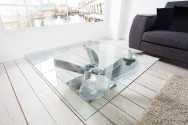Glass plate for coffee table Ocean 85cm