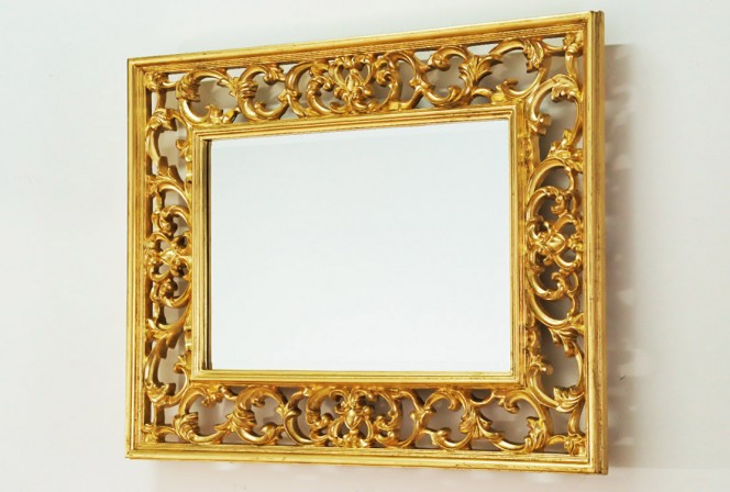 ADAM - 70X90CM DEKORATIV SPEGEL I GULD 2