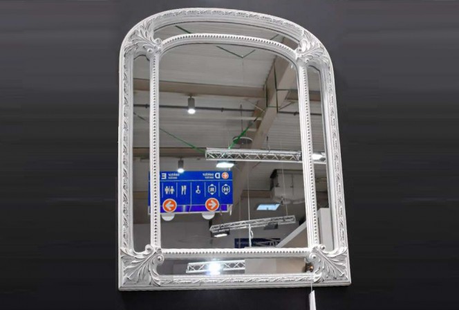 ELIAS - 70X95CM VITMÅLAD SPEGEL 2