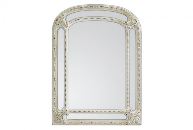 ELIAS - 70X95CM VITMÅLAD SPEGEL