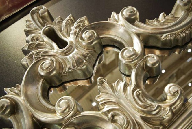 MANJA - 90X145CM DEKORATIV SILVER SPEGEL 2