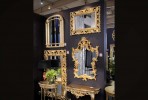 LIGAS - 62X85CM SPEGEL I GULD