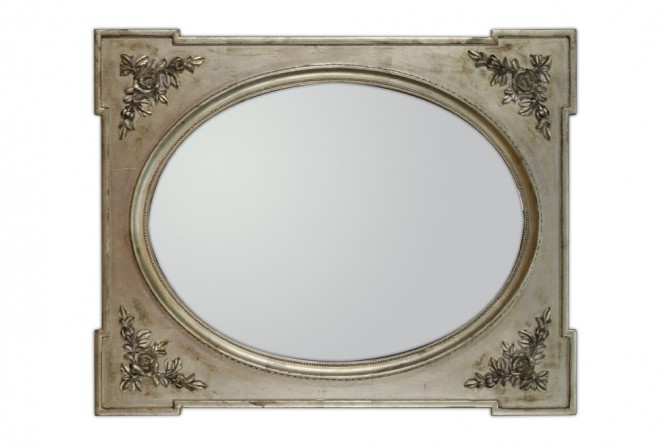 ADORIA - 80X100CM SILVER SPEGEL I LANTLIG STIL 2