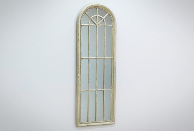 FLORINA - 60X180CM ANTIKGRÅ FÖNSTERSPEGEL