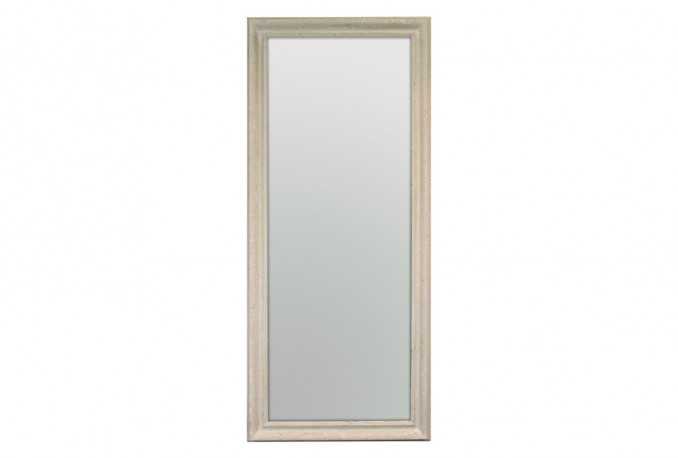 YLWA - 80X180CM KRÄMFÄRGAD SHABBY CHIC SPEGEL