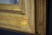 YLWA - 80X120CM ANTIK GULD SHABBY CHIC SPEGEL