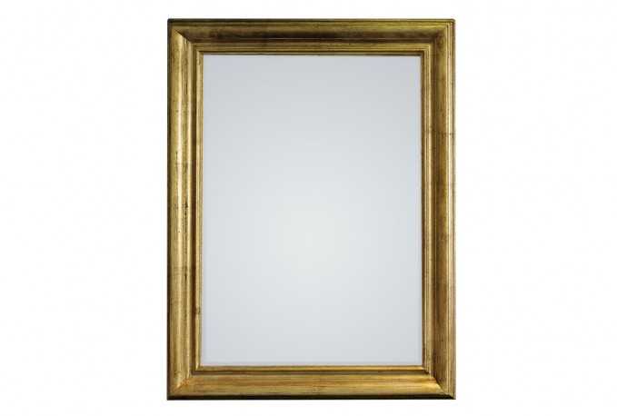 YLWA - 70X90CM ANTIK GULD SHABBY CHIC SPEGEL